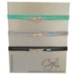 Feather Double Wrap Bracelet