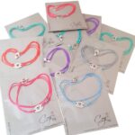 Small Oval Heart Wrap Bracelet