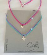 Double Coloured Kids Charm Necklace
