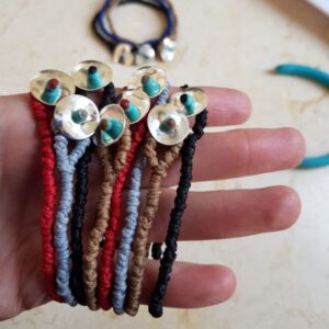 Circle Pebble Knot Bracelet