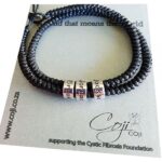 Chunky Men's Name Rings Bracelet