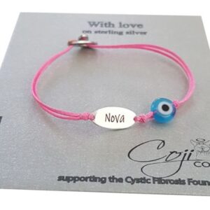 Mini Disk Name Bracelet